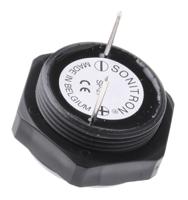 sp27 Sonitron 94dB Panel Mount Continuous Internal Buzzer, 35.5 x 8mm, 4V dc Min, 16V dc Max