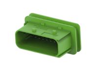 3-2369516-1 TE Connectivity 3-23695 Series Vertical Cable PCB Header, 18 Contact(s), 6 mm Pitch, 2 Row, Shrouded