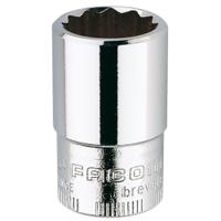 jb38 Facom 3/8 in Drive 3/8in Standard Socket, 12 point, 27 mm Overall Length