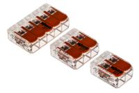 887-957 WAGO L-BOXX Mini, 221 Series Lever Connector Set, 2, 3-Way, Cage Clamp Termination