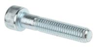 483-8411 RS PRO Bright Zinc Plated Steel Hex Socket Cap Screw, DIN 912, M8 x 40mm
