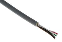 812-4779 RS PRO Data Cable, 5 Cores, 0.22 mm², Screened, 24 AWG, 500m, Screened Shield