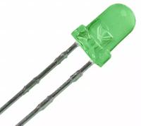 slr-343pc3f ROHM2.1 V Green LED 3mm Through Hole, SLR-343PC3F