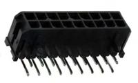 43045-1800 Molex Micro-Fit 3.0 Series Right Angle Through Hole PCB Header, 18 Contact(s), 3 mm Pitch, 2 Row, Shrouded