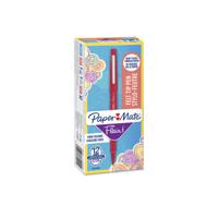 s0190993 Paper Mate Red Ball Point Pen, 1 mm Tip Size