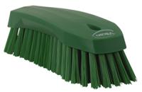 38902 Vikan Hard Bristle Green Scrubbing Brush, 36mm bristle length, Polyester bristle material