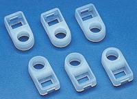 151-61519-fh50-pa66-na HellermannTyton Self Adhesive Natural Cable Tie Mount 11.3 mm x 22.2mm, 4.6mm Max. Cable Tie Width