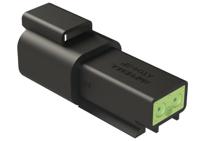 at04-2p-rd01blk Amphenol Industrial, AT Cable connector Plug 2 Way, Crimp Termination AT04-2P-RD01BLK