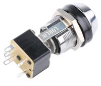 msl8613a Lorlin Key Switch, DPDT, 4 A @ 250 V ac 1-Way Flat-Key