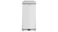 fgst24sspl Rubbermaid Commercial Products Defenders 49L Grey Pedal Galvanised Steel Waste Bin