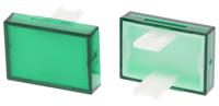 31-9035 EAO Green Rectangular Push Button Lens for Use with 31 Series