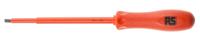 911-1102 ITL Insulated Tools Ltd Slotted Insulated Screwdriver, 5 x 1 mm Tip, 150 mm Blade, VDE/1000V, 227 mm Overall