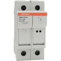 g1062698-cmc101n Mersen 32A Rail Mount Fuse Holder for 10 x 38mm Fuse, 1P+N, 690V ac