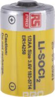 183-5714 RS PRO Lithium Thionyl Chloride 3.6V, 1/2 AA Battery