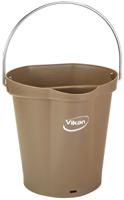 568866 6L Plastic Brown Bucket With Handle