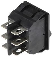 1-1634201-0 TE Connectivity DPDT, On-Off-On Rocker Switch Panel Mount