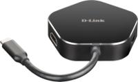 dub-m420 D-Link 2 Port USB 3.0 USB C  Hub, USB Powered, 68 x 67 x 16mm