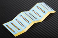 555-437 RS PRO Non-Reversible Temperature Sensitive Label, 204°C to 260°C, 8 Levels