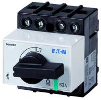 1314162-dmm-634 Eaton 4 Pole Surface Mount Isolator Switch - 63A Maximum Current, 30kW Power Rating, IP20