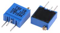 t93yb103kt20 10kΩ, Through Hole Trimmer Potentiometer 0.5W Top Adjust Vishay, T93