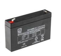 727-0382 RS PRO 6V T2 Sealed Lead Acid Battery, 7Ah