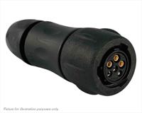 uts6jc103w3s Souriau Sunbank by Eaton Circular Connector, 3 Contacts, Cable, Standard Connector, Plug, Female, IP68, IP69K, UTS
