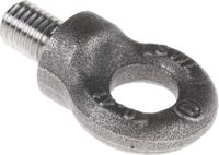 673-642 RS PRO Carbon Steel Eye Bolt, M12 Thread, 18mm Thread Length, 15mm Internal Eye Diameter, 33mm Outer Eye Diameter, 0.4t