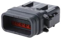 dtm06-12sb-e007 Deutsch, DTM Automotive Connector Plug Black 12 Way, Crimp Termination DTM06-12SB-E007