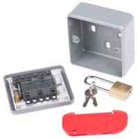 k2857-alm MK Electric Silver Metalclad Fan Isolator Switch, 250V, IP2X