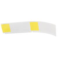 m4-51-427-yl Brady B-427 on Black on Yellow, Transparent Label, 25.40 mm Width, 25.40mm Label Width