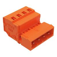 231-634018-000 WAGO 231 Series Pluggable Connector, 4-Pole, Male, 4-Way, Snap-In, 12A