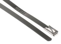 7tcg009410r0017-yls-46-300b Thomas & Betts Cable Ties, Roller Ball, 300mm x 4.6 mm, Metallic 316 Stainless Steel, Pk-100