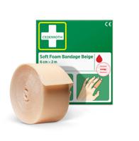 51011019 Cederroth Polyurethane Foam Beige Self Adhesive Bandage, 1Box Per Package 2m