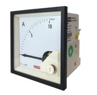 186-2490 RS PRO Analogue Panel Ammeter 0/10A For Shunt 75mV DC, 68mm x 68mm, 1 % Moving Coil