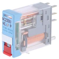 c12a21x230a Releco PCB Mount Power Relay, 230V ac Coil, 5A Switching Current, DPDT