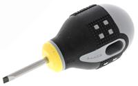 be-8340 Bahco Slotted  Screwdriver, 4 x 0.8 mm Tip, 25 mm Blade, 83 mm Overall