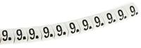901-10276 HellermannTyton Helagrip Slide On Cable Markers, Black on White, Pre-printed "9", 1 → 3mm Cable,