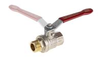 733-5237 RS PRO Brass Full Bore, 2 Way, Ball Valve, Threaded, BSPP 1/2in, 40 → 30bar Operating Pressure