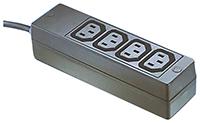 pxd201 Bulgin IEC C13 Power Distribution Unit, 10A, 250 V