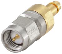 19k132-s00d3 Rosenberger Straight 50Ω RF Adapter SMP Socket to SMA Plug 40GHz