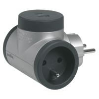 049439 Legrand French / German Multi Outlet Plug, 16A, Plug-In