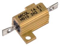 hs10-2k2-j Arcol, 2.2kΩ 10W Wire Wound Chassis Mount Resistor HS10 2K2 J ±5%