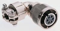 ca08com-e14s-6s-b ITT Cannon, CA-COM, Copper Alloy Right Angle 6 Way Cable Mount MIL Spec Circular Connector Plug, Socket Contacts,Shell