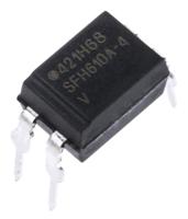 sfh610a-4 Vishay, SFH610A-4 DC Input Transistor Output Optocoupler, Through Hole, 4-Pin PDIP