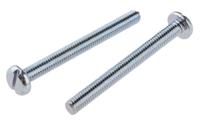 560-041 RS PRO Slot M4 Pan Steel Machine Screws DIN 85 x 40.0mm