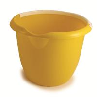222-8510 10L Plastic Yellow Bucket With Handle