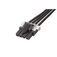 145135-0410 Molex 4 Way Female Mini-Fit TPA2 to 4 Way Female Mini-Fit TPA2 Wire to Board Cable Assembly, 1m
