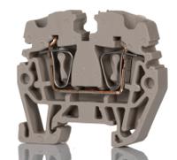 1720920000 Weidmuller  ZDUA Series Dark Beige, 2.5mm², Single-Level, Feed Through Termination, ATEX, IECEx