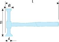 861drpc Facom with Hickory Wood Handle, 600g