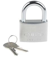 64ti60-ka6607 ABUS 64TI Key Weatherproof Titanium Weatherproof Padlock, Keyed Alike, 9.5mm Shackle, 60mm Body